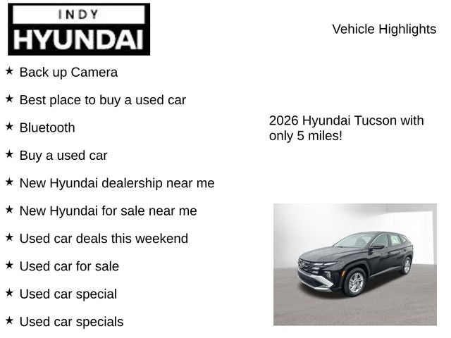 2026 Hyundai TUCSON SE