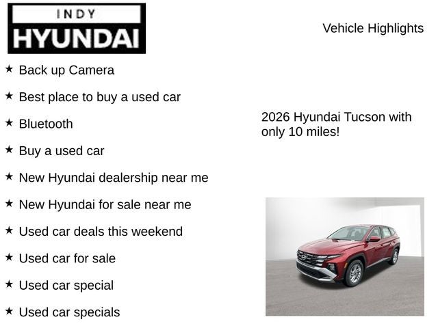 2026 Hyundai TUCSON SE