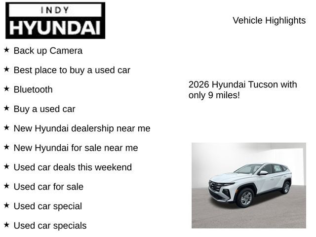 2026 Hyundai TUCSON SE