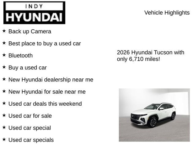 2026 Hyundai TUCSON SEL