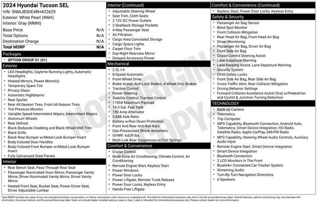 2024 Hyundai TUCSON SEL