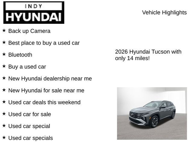 2026 Hyundai TUCSON SEL