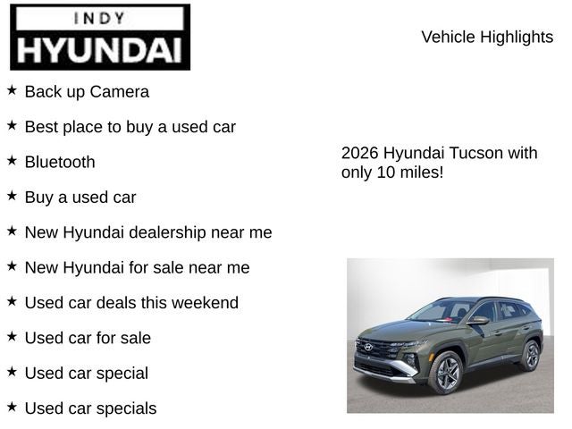2026 Hyundai TUCSON SEL