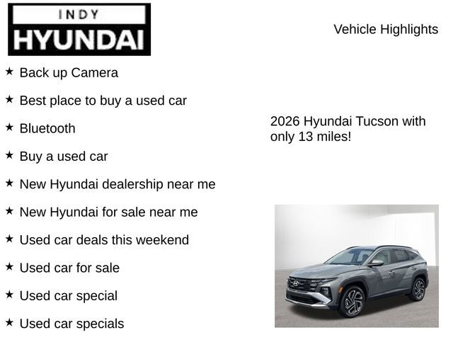 2026 Hyundai TUCSON SEL