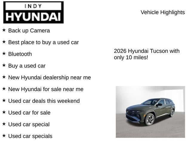 2026 Hyundai TUCSON SEL