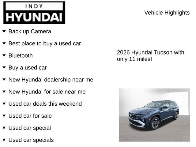 2026 Hyundai TUCSON SEL