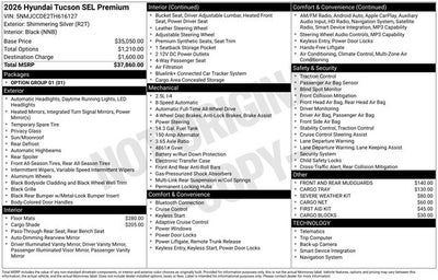 2026 Hyundai TUCSON SEL Premium