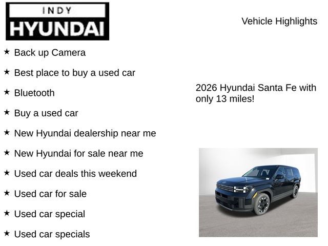 2026 Hyundai SANTA FE SE