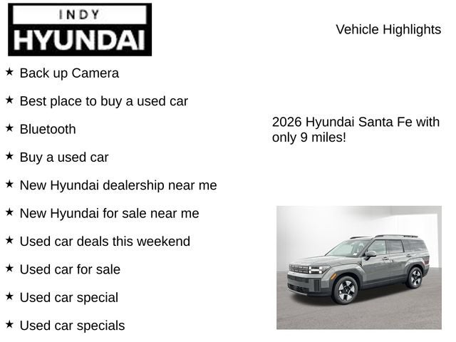 2026 Hyundai SANTA FE HYBRID SEL