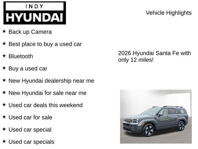 2026 Hyundai SANTA FE HYBRID SEL