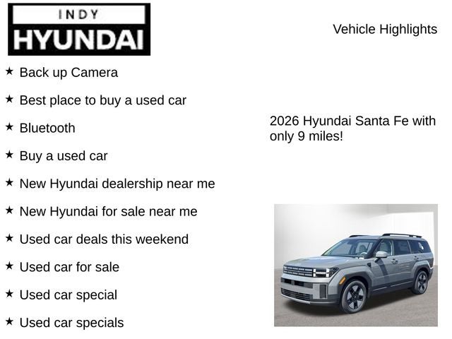 2026 Hyundai SANTA FE HYBRID SEL
