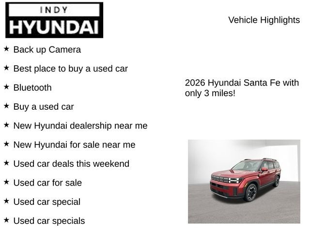 2026 Hyundai SANTA FE SEL