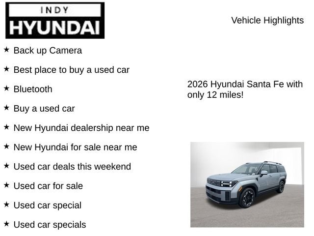 2026 Hyundai SANTA FE SEL