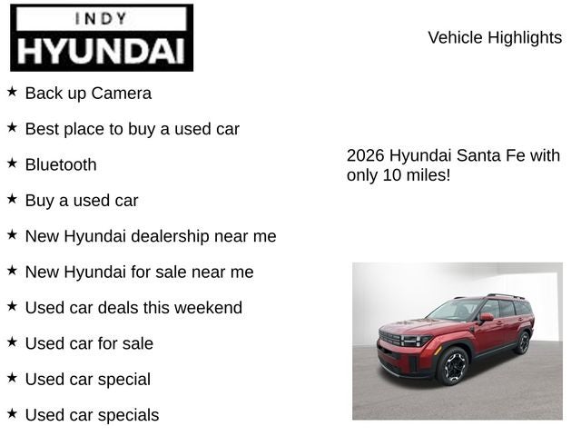 2026 Hyundai SANTA FE SEL