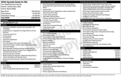 2026 Hyundai SANTA FE SEL