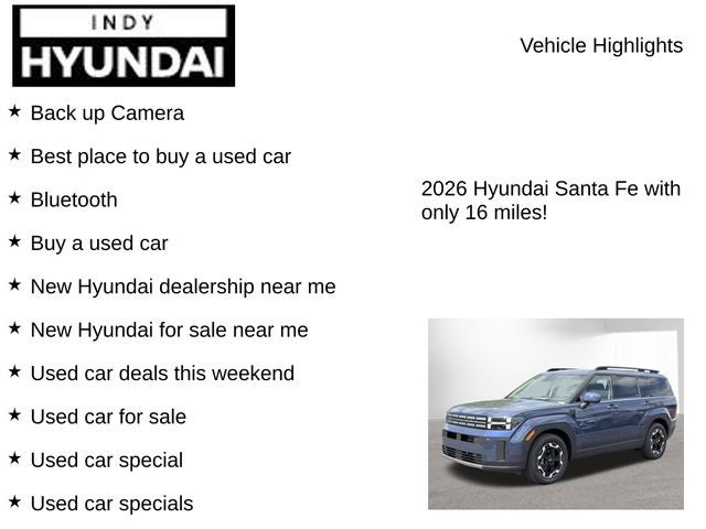 2026 Hyundai SANTA FE SEL