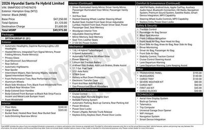 2026 Hyundai SANTA FE HYBRID Limited