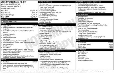 2025 Hyundai SANTA FE XRT