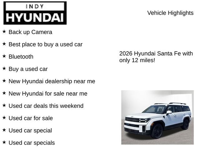 2026 Hyundai SANTA FE HYBRID Calligraphy