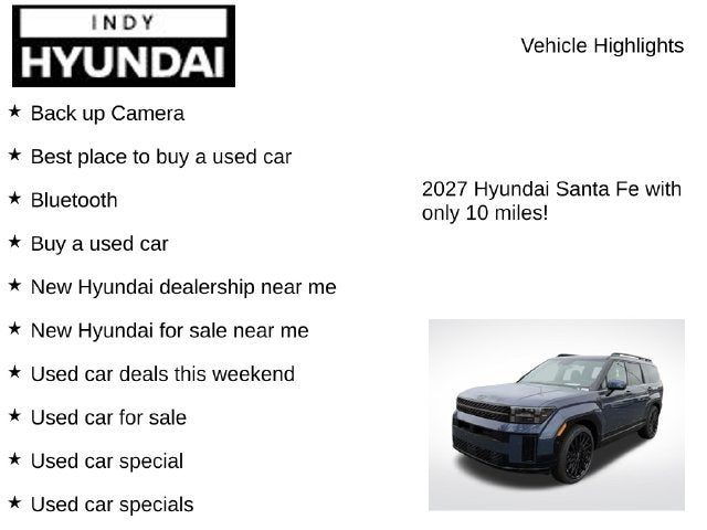 2027 Hyundai SANTA FE Calligraphy