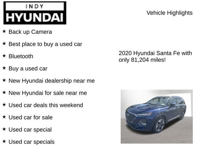 2020 Hyundai SANTA FE Limited