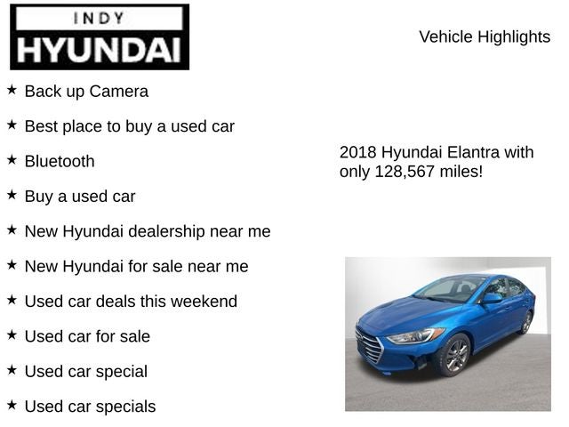 2018 Hyundai ELANTRA SEL