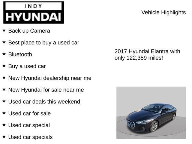2017 Hyundai ELANTRA Value Edition