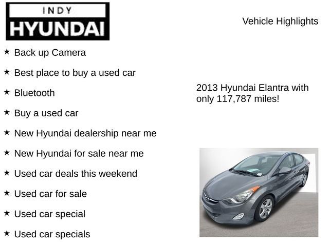 2013 Hyundai ELANTRA GLS