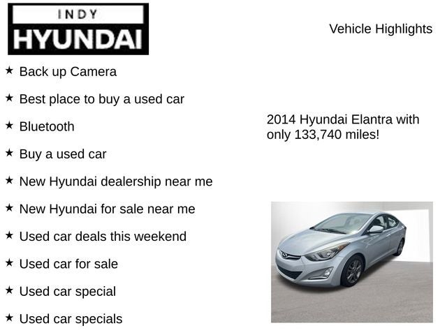 2014 Hyundai ELANTRA SE