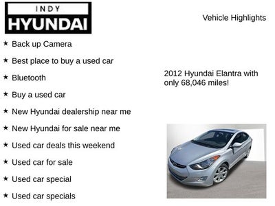 2012 Hyundai ELANTRA Limited