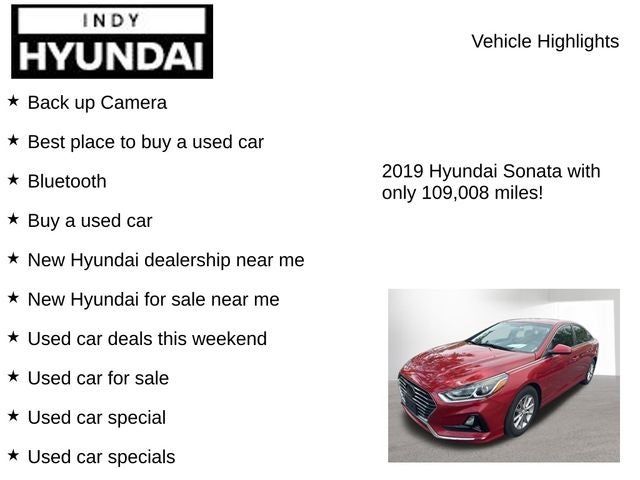 2019 Hyundai SONATA SE