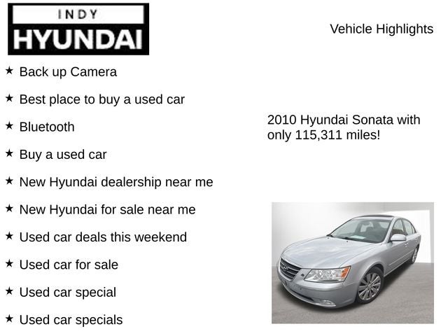 2010 Hyundai SONATA Limited