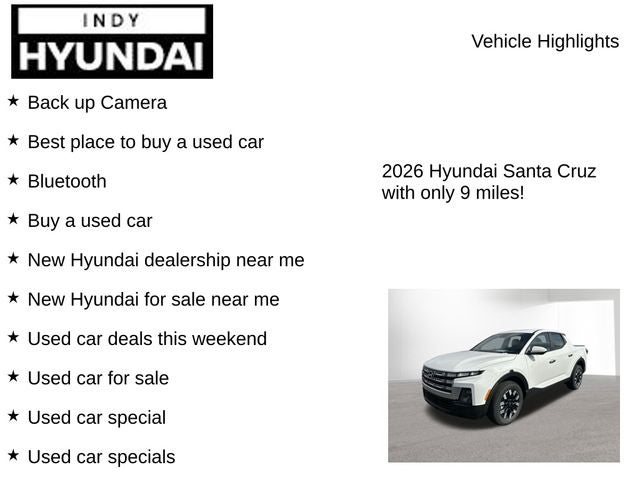 2026 Hyundai SANTA CRUZ SE