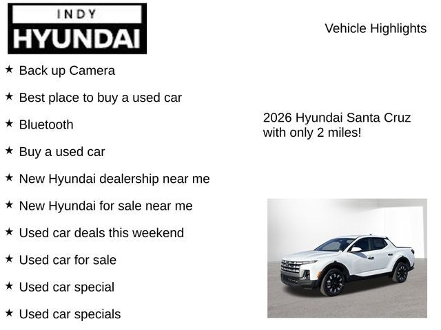 2026 Hyundai SANTA CRUZ SE