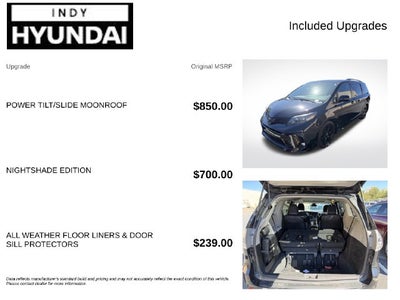 2020 Toyota Sienna SE 8 Passenger