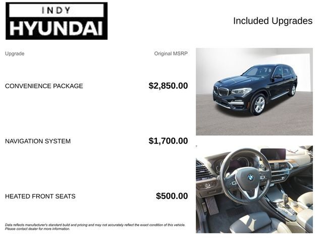 2019 BMW X3 xDrive30i