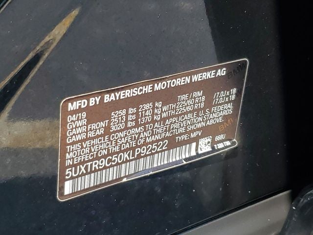 2019 BMW X3 xDrive30i