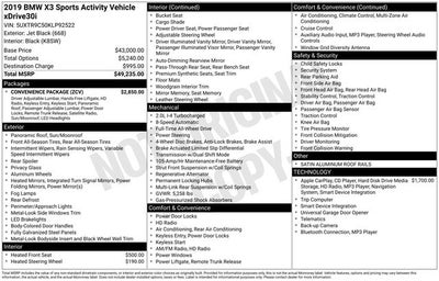 2019 BMW X3 xDrive30i
