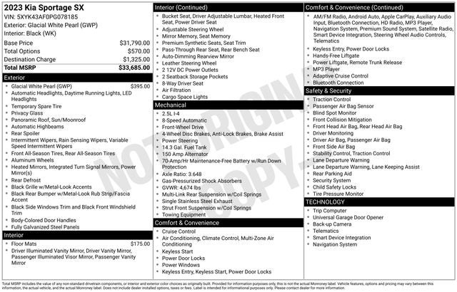2023 Kia Sportage SX