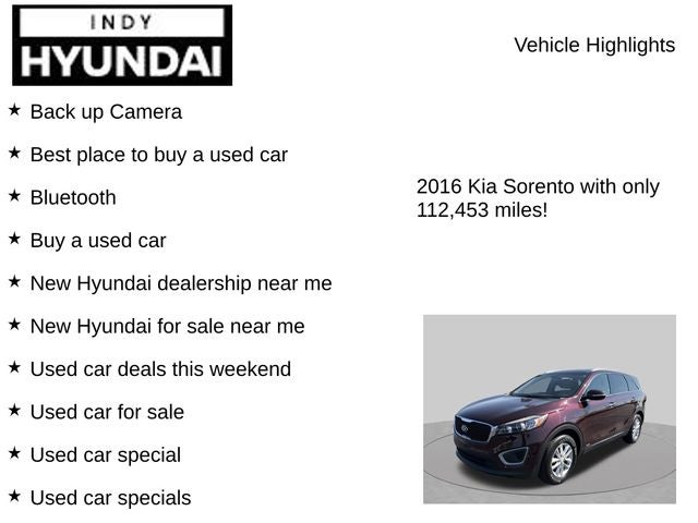 2016 Kia Sorento LX