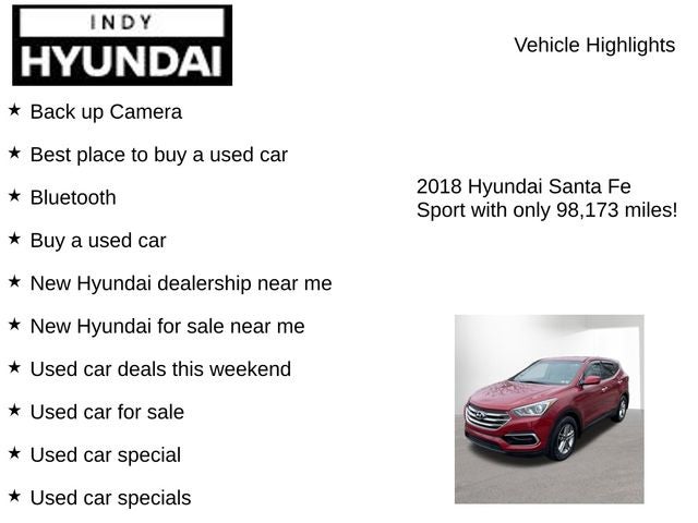 2018 Hyundai SANTA FE SPORT 2.4 Base