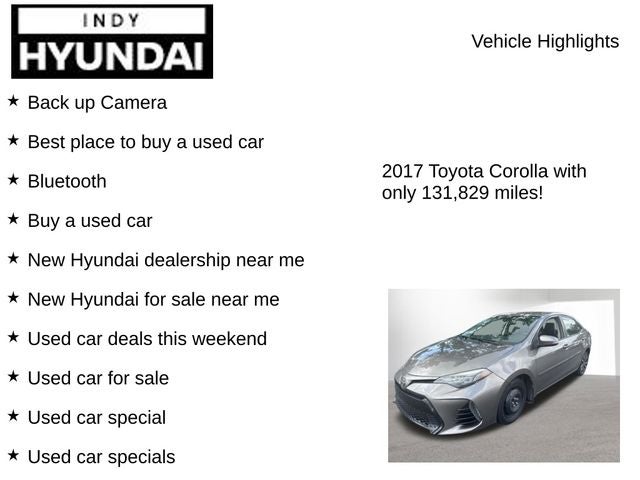 2017 Toyota Corolla SE