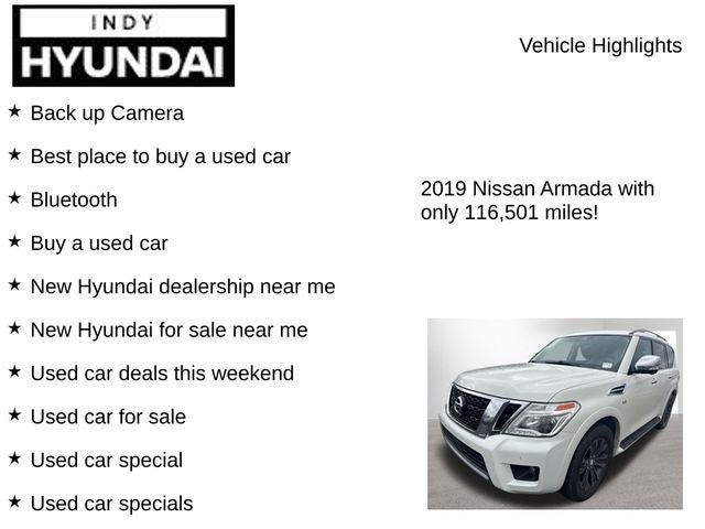 2019 Nissan Armada Platinum