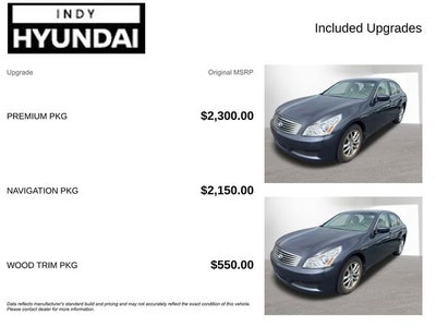 2009 INFINITI G37 X