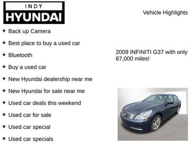 2009 INFINITI G37 X