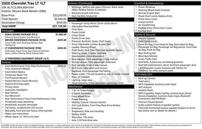 2020 Chevrolet Trax LT