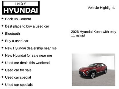 2026 Hyundai KONA SE