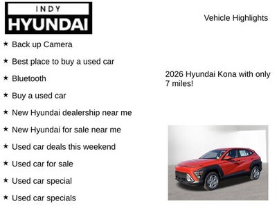 2026 Hyundai KONA SE