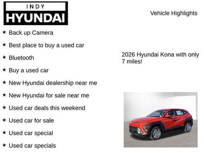 2026 Hyundai KONA SE