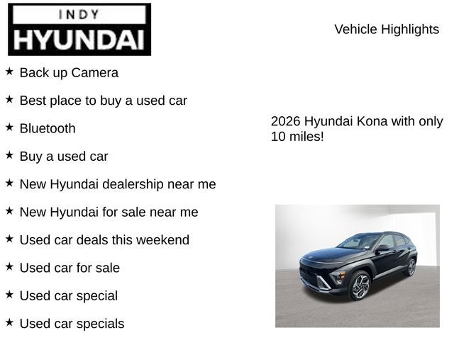 2026 Hyundai KONA SEL Premium
